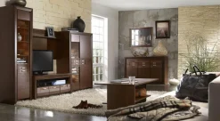 Szafka RTV mała ciemny brąz PARIS