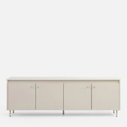 Szafka RTV na metalowych nóżkach TORINO kaszmir