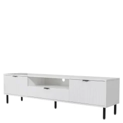 Szafka RTV ryflowana z szufladą WAVE