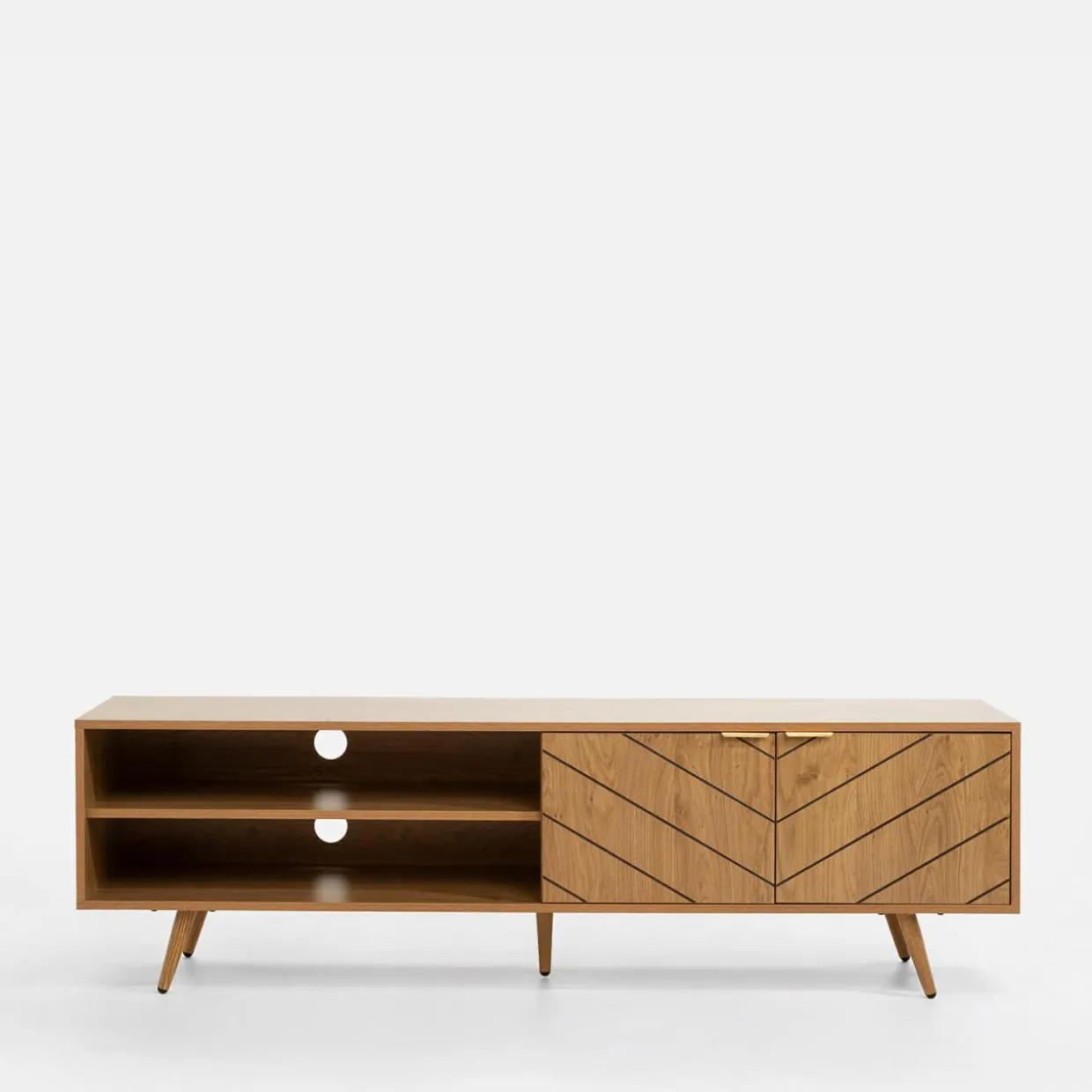 Szafka RTV w jodełkę ESTIMA