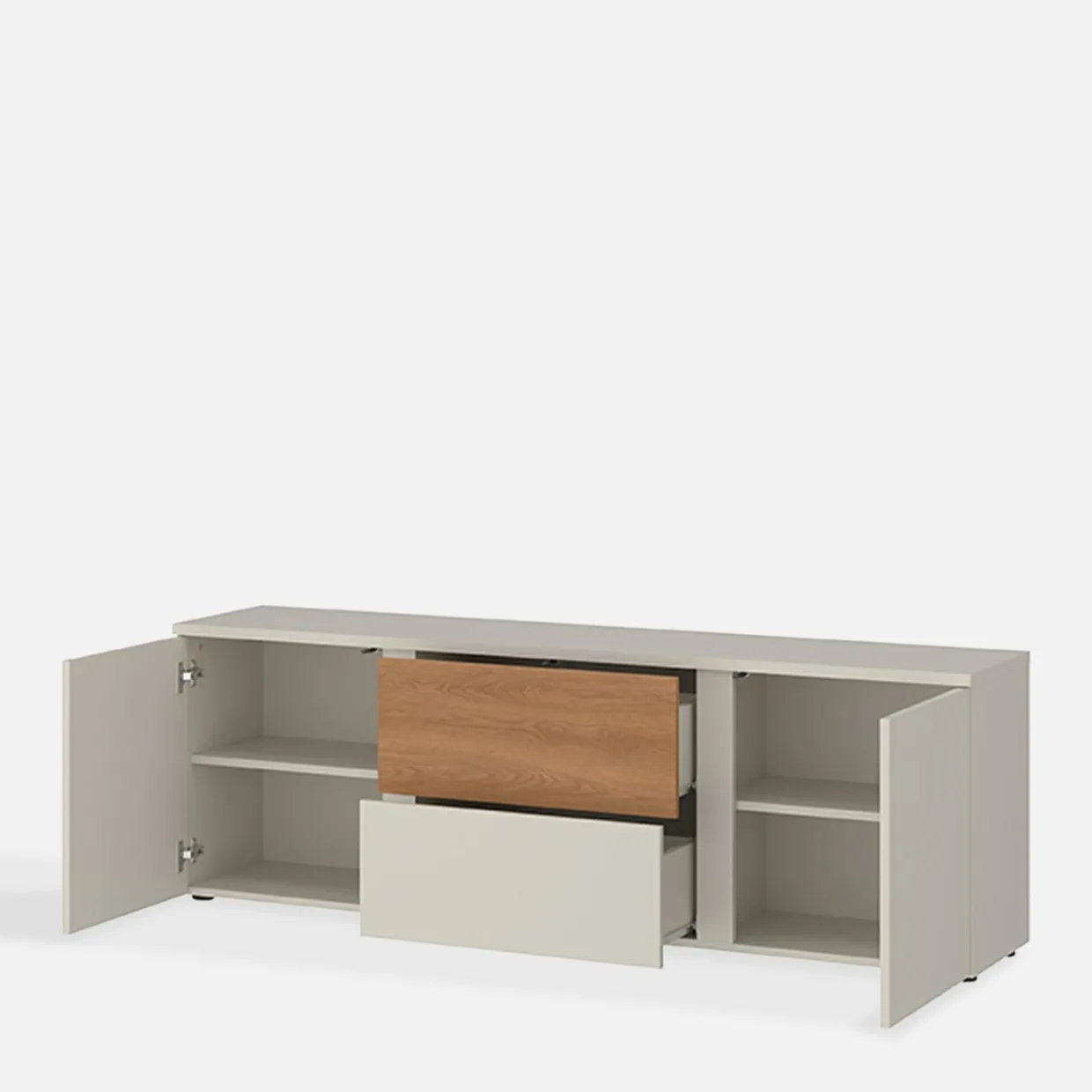 Szafka RTV z 2 szufladami HAMM