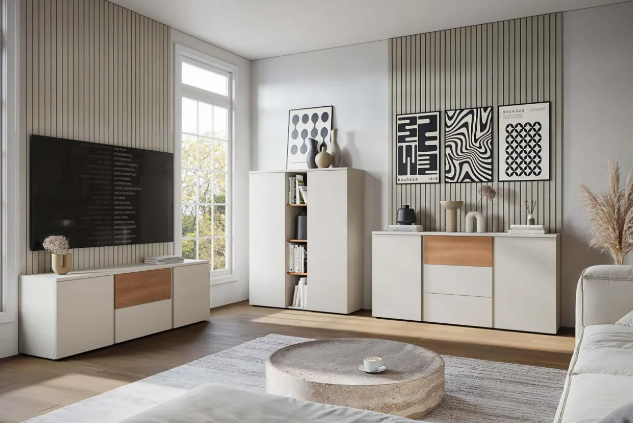 Szafka RTV z 2 szufladami HAMM