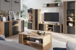 Szafka RTV z lamelami MALAGA