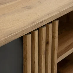 Szafka RTV z lamelami MALAGA