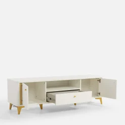 Szafka RTV z oświetleniem FORREST HILLS 160,4 cm