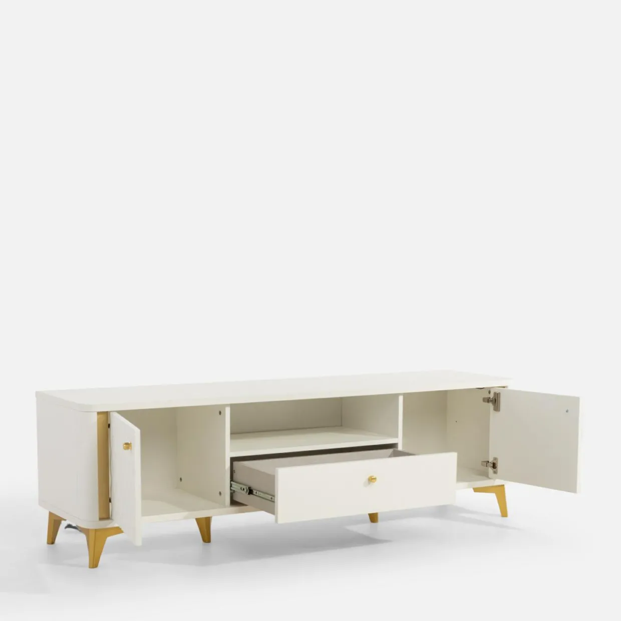 Szafka RTV z oświetleniem FORREST HILLS 160,4 cm