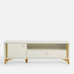 Szafka RTV z oświetleniem FORREST HILLS 140,4 cm