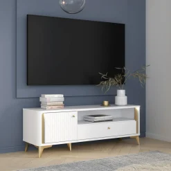 Szafka RTV z oświetleniem FORREST HILLS 140,4 cm