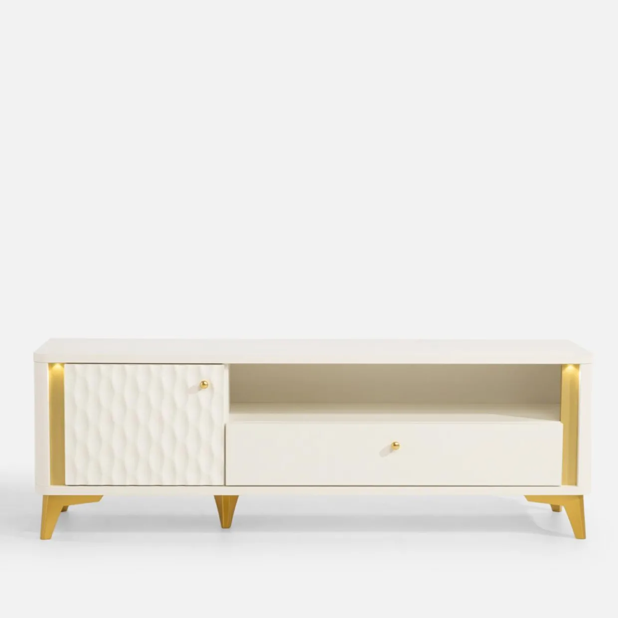 Szafka RTV z oświetleniem FORREST HILLS 140,4 cm