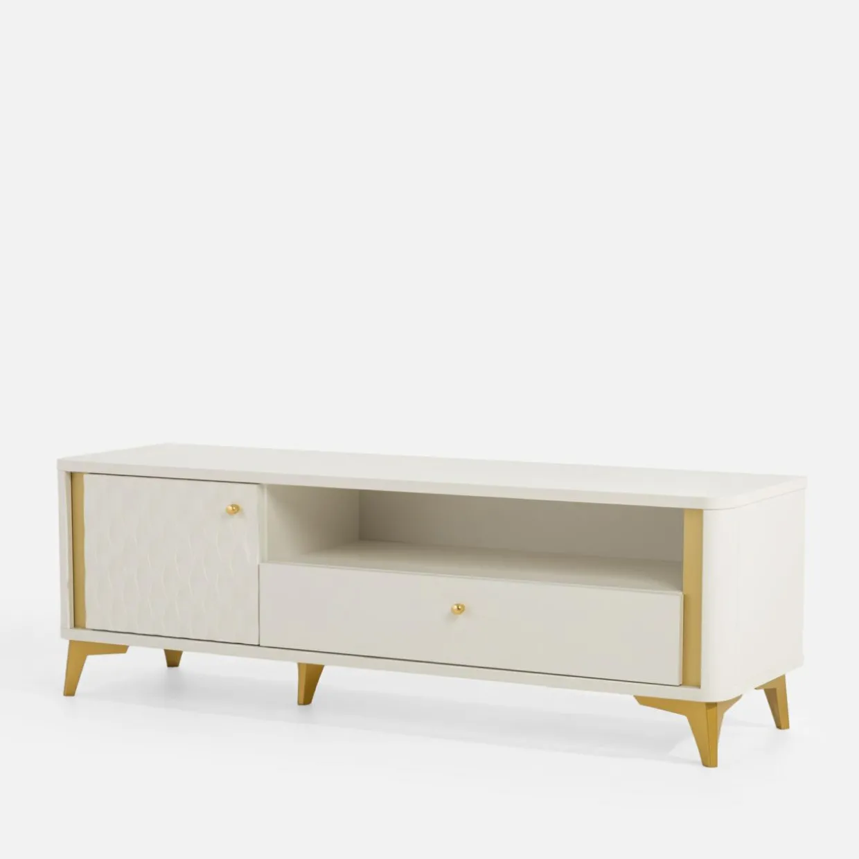 Szafka RTV z oświetleniem FORREST HILLS 140,4 cm