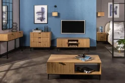 Szafka RTV z ryflowaniem SALA