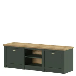 Szafka RTV zielona CAMBRIDGE 2D