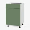 Szafka stojąca z szufladą BASIC PLUS BP/D50SR1 smoke green
