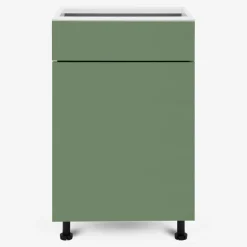Szafka stojąca z szufladą BASIC PLUS BP/D50SR1 smoke green