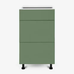 Szafka stojąca z szufladami BASIC PLUS BP/D45SR3 smoke green