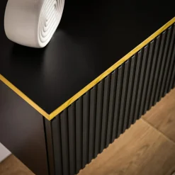 Szafka wisząca czarna GOLD 160 cm