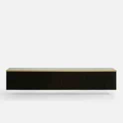 Szafka wisząca czarna GOLD 160 cm