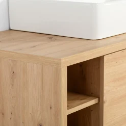 Szafka wisząca LADAMA z szufladą i umywalką