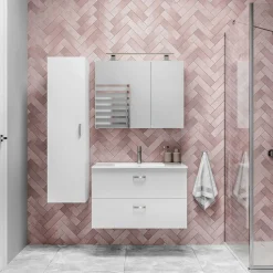 Szafka z umywalką SANITA biały