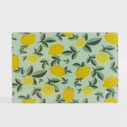 Szklana deska do krojenia, cytryny, 20x30 cm