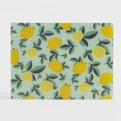 Szklana deska do krojenia, cytryny, 40x30 cm