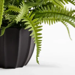 Sztuczna paprotka w czarnej doniczce 19 cm