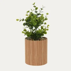 Sztuczna roślina w bambusowej doniczce MIX