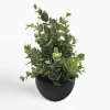 Sztuczna roślina w czarnej doniczce 28 cm