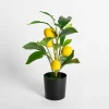 Sztuczna roślina w doniczce DRZEWKO CYTRYNOWE 43 cm