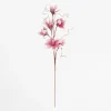 Sztuczny kwiat magnolia 100 cm różowy