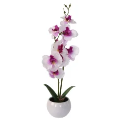 Sztuczny kwiat w doniczce ORCHIDEA 39 cm MIX