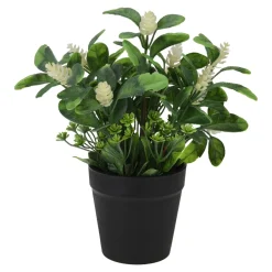 Sztuczny kwiat w doniczce 22 cm MIX