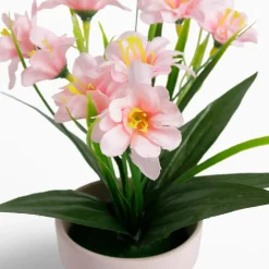 Sztuczny kwiat w doniczce MIX