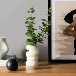 Sztuczny kwiat w wazonie 43 cm