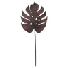 Sztuczny liść monstery brązowy 62 cm