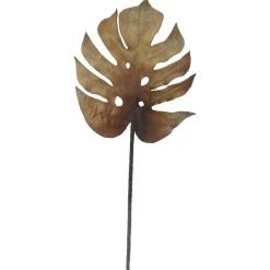 Sztuczny liść monstery żółty 62 cm