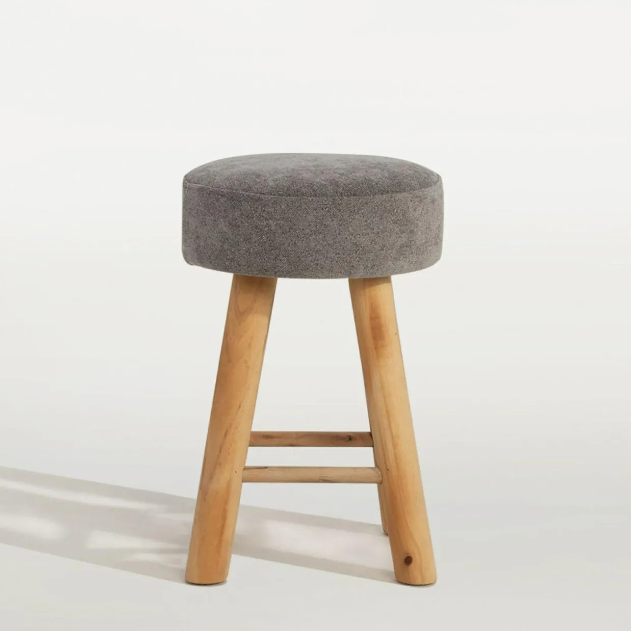 Taboret tapicerowany szary TROPICOSI