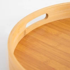 Taca bambusowa okrągła 38 cm