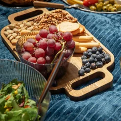 Taca do serwowania akacjowa 42x23 cm