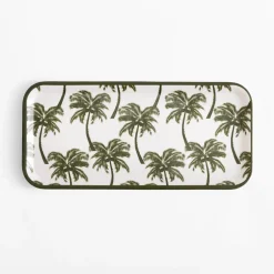 Taca melaminy w palmy 32x15 cm MIX