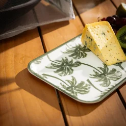 Taca melaminy w palmy 32x15 cm MIX