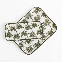 Taca melaminy w palmy 32x15 cm MIX