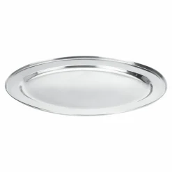 Taca owalna ze stali nierdzewnej 35x21 cm