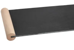 Taca patera łupkowa z bambusowymi rączkami 50x15 cm