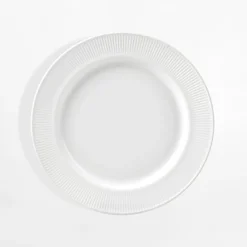 Talerz deserowy biały DIEGO 17,5 cm