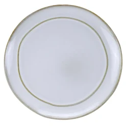 Talerz deserowy ceramiczny beżowy MOLLIS 20 cm