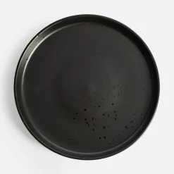 Talerz deserowy czarny CARBONO 20 cm