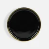 Talerz deserowy czarny GRACE 20 cm
