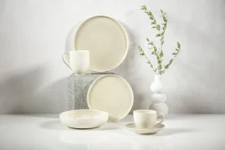 Talerz deserowy GRANITE SOFT CREAM porcelana Bogucice 22 cm