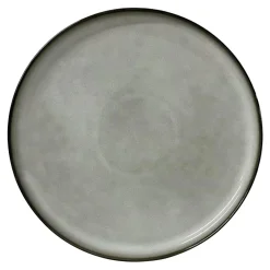 Talerz obiadowy ceramiczny szary SUELO 27 cm